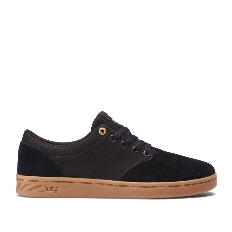 Supra CHINO COURT Sneaker Low Damen Schwarz Lagerverkauf JPNXR0624